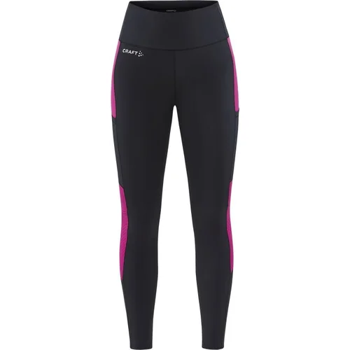 Craft ADV Essence 2 Women's Tights Black/Roxo XS Hlače/tajice za trčanje