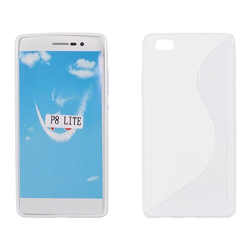  S silikonski ovitek Huawei P8 lite bel Slike