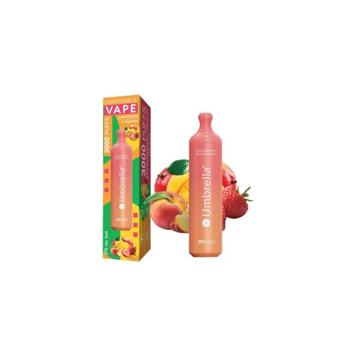 Umbrella 3000 Puffs Strawb. Peach Mango 20m Slike