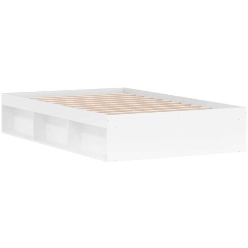 vidaXL Posteljni okvir bel 120x200 cm Cene
