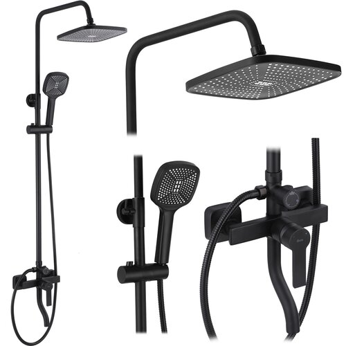 Rea Komplet za prhanje ARGUS BLACK MATT Slike