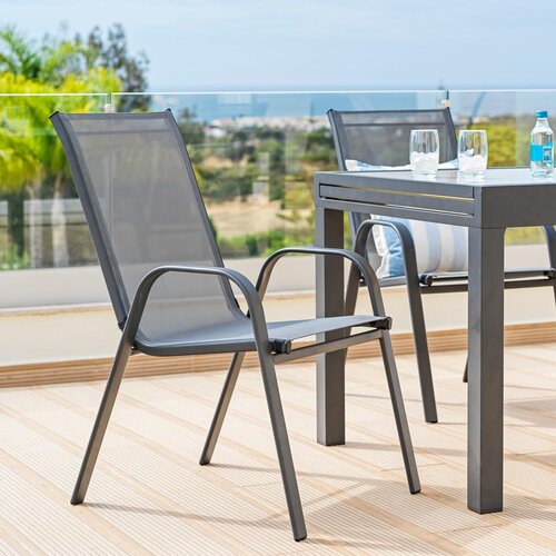 Modern Living Vrtni Stol Stich, Siva Slike