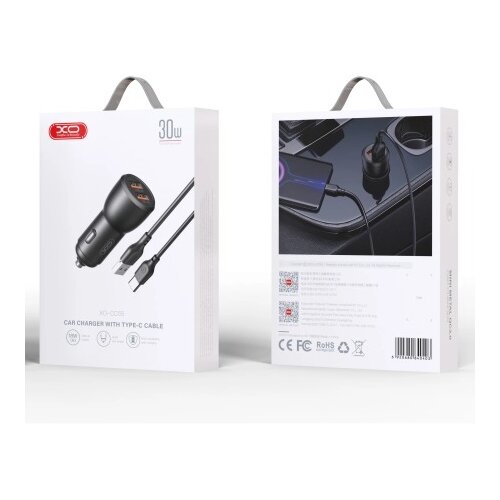  AUTO PUNJAČ XO CC55 Car charger + Type-C Cable 30W Cene
