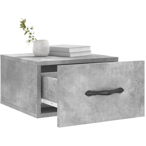  Zidni noćni ormarići 2 kom Siva betona 35 x 35 x 20 cm Slike