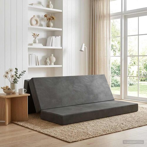 SOFA na razvlačenje 200 x 67 x 45 cm Tamnosiva Cene