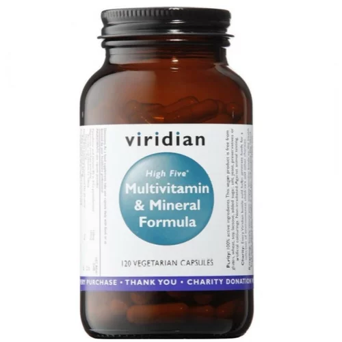 Viridian Nutrition Multivitamini in minerali z B5 Viridian (60 kapsul)