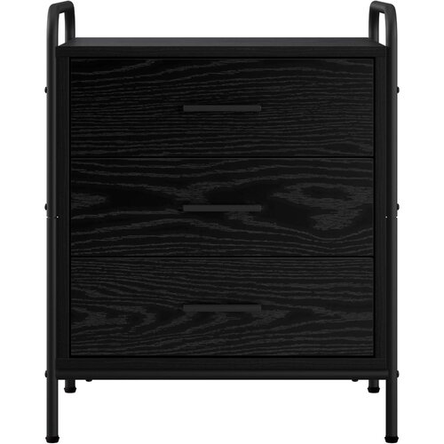  Noćni ormar Crni hrast 48 x 36,5 x 60 cm Konstruirano drvo Slike