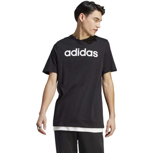 Adidas Muška majica SPORTSWEAR Essentials Single Jersey T-shirt crna Slike