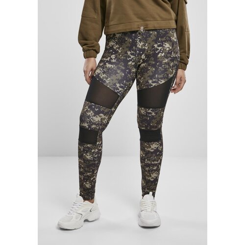 Urban Classics Ladies Camo Tech Mesh Leggings Wood Digital Camo Slike