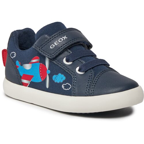 Geox Superge B Gisli Boy B451NC 01054 C0735 M Navy/Red Cene