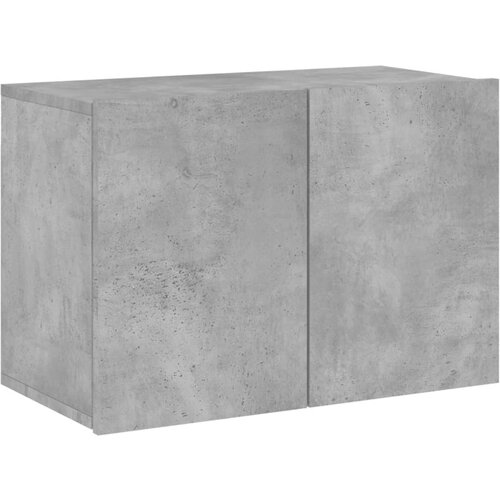 Maison Chic Stenska TV omarica - TV stojalo - Televizijska omarica betonsko siva 60x30x41 cm, (21698886) Slike