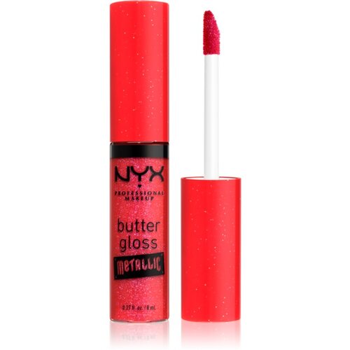 NYX Professional Makeup Butter Gloss Metallic metalik sjajilo za usne nijansa 09 Blood 8 ml Cijene
