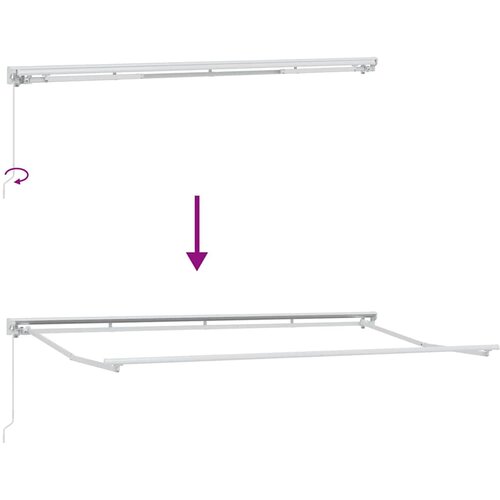  Okvir tende Antracit 350 x 200 cm Poliester s PU premazom Slike