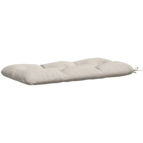  Jastučići za klupe - 2 dijela VIANEN 100% poliester Bijela - Bijela 100 x 60 x 12 cm Slike