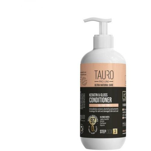 Tauro Pro Line ultra natural care keratin&gloss mask 1000ml Slike