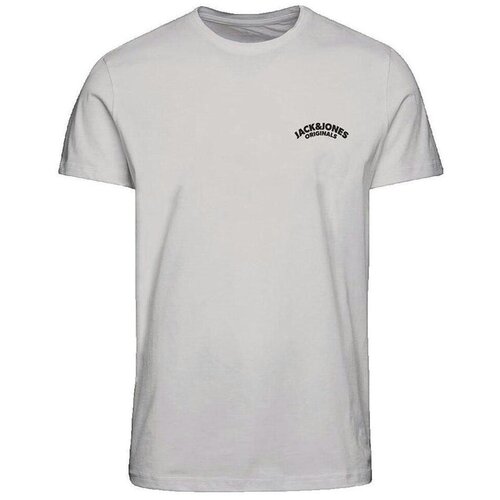 Jack & Jones Majice s kratkimi rokavi T-shirt Jack Jones Poppin blanc Bela Cene