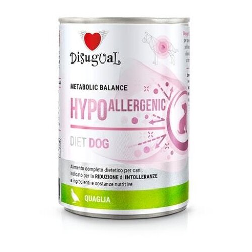 Disugual Disigual veterinarska dijeta za pse konzerva Hypoallergenic - Quail 400g Cene