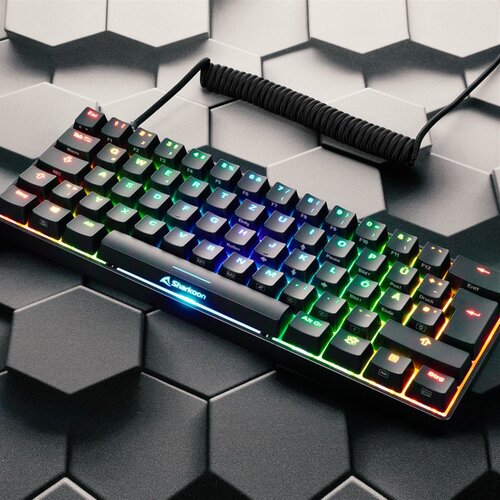 Sharkoon Tastatura gaming mechanical, SGK50 S4 black, Kailh Brown, US layout Cijene