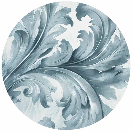  Okrugla fototapeta - Stone ornament in baroque style 230x230 Slike