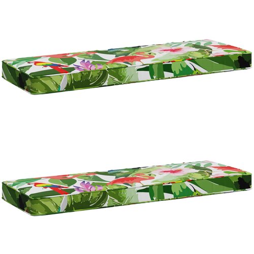  Jastučići za klupe - 2 dijela VUGHT 2 pcs 100% poliester Šareni Cene