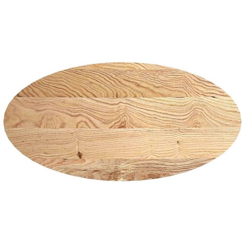 Stolna ploča 120x60x4 cm od ovalna masivna hrastovina Slike
