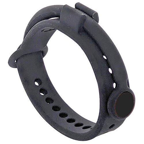 Brutus Click-N-Go Adjustable Silicone Cockring Black Slike