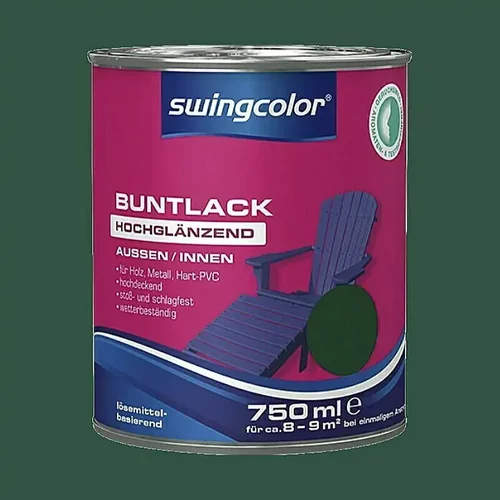 SWINGCOLOR Barvni lak Swingcolor (750 ml, temno zelena barva)