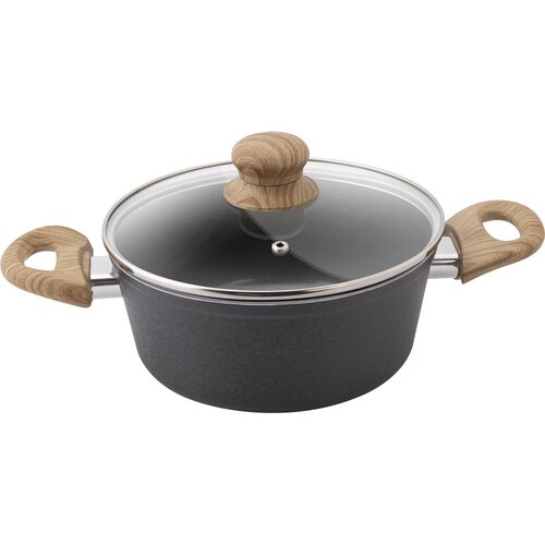 Lamart Šerpa sa poklopcem 18 cm, 1,6 litara LT 1245 Natur, Crna Cene