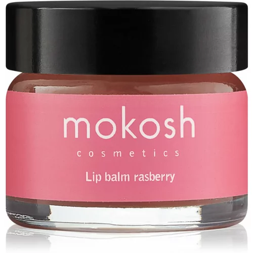MOKOSH Raspberry balzam za ustnice in za suhe predele 15 ml