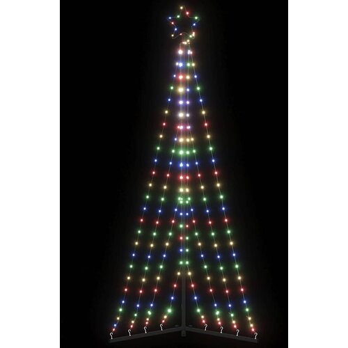  LED božićno drvce 339 LED šarenih 187 cm Cene