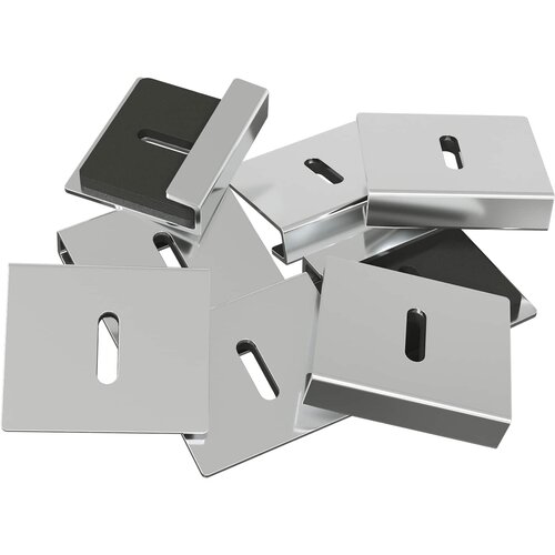  Držač za ogledalo 2 pcs Nikla 35 x 30 x 8,3 mm Čelik Slike