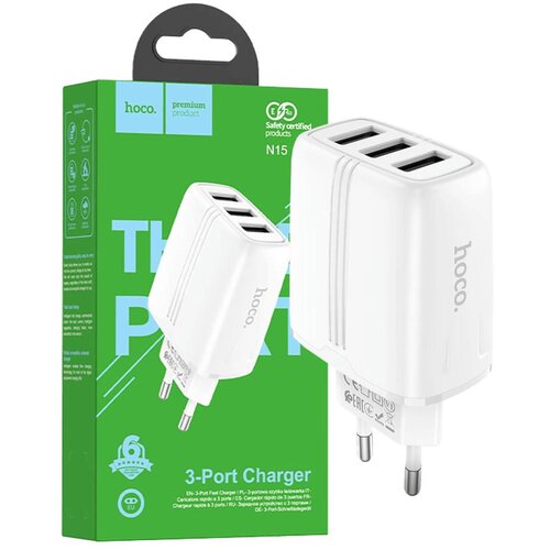 hoco. Punjač kućni za smartphone, tablete…, N15, 3 x USB, 2.4A – N15 Amazing Cijene