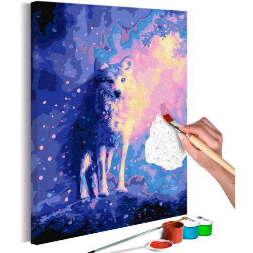  Slika za samostalno slikanje - Wolf 40x60 Cijene