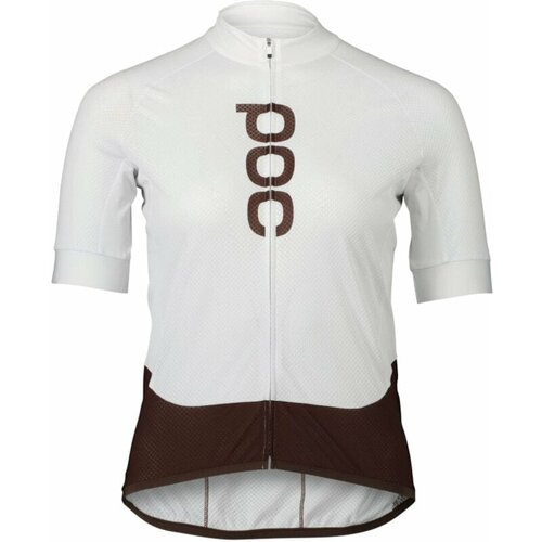 Poc Essential Road Logo Jersey Hydrogen White/Axinite Brown XS Slike