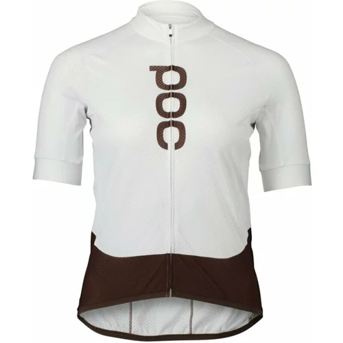 Poc Essential Road Logo Jersey Hydrogen White/Axinite Brown XS