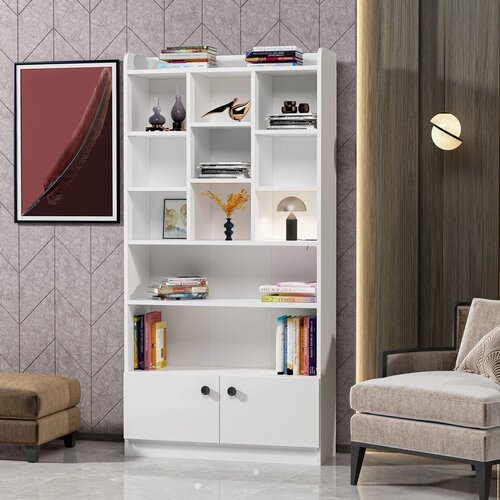 Woody Fashion polica za knjige tokyo white Cene