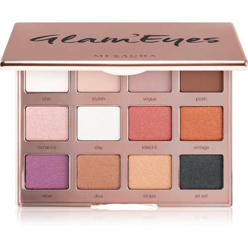 MESAUDA Glam&amp;#039;Eyes paleta sjenila za oči 12x1,2 g Slike