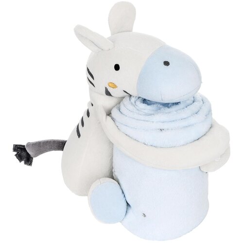  KikkaBoo Baby ćebence sa plišanom igračkom 70x100 Stripy Friends Cene