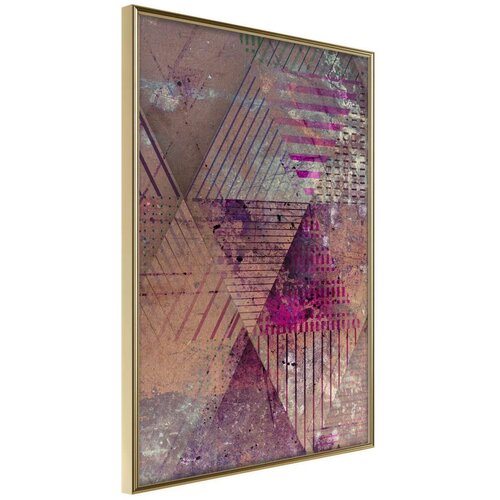  Poster - Pink Patchwork II 30x45 Slike