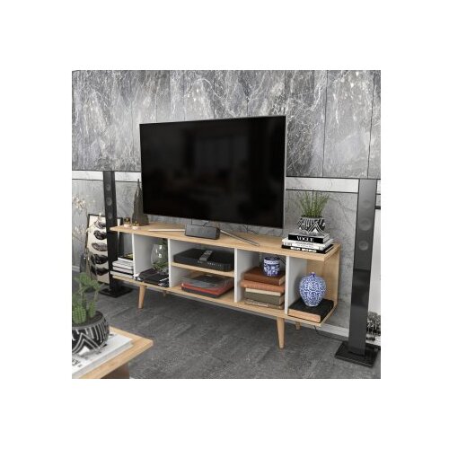 Hanah home tv polica akya sapphire white Slike