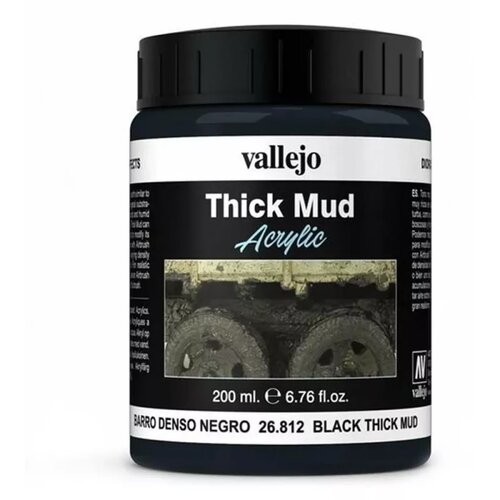 Vallejo black thick mud Slike