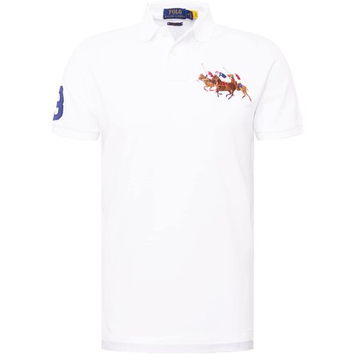 Polo Ralph Lauren Majica kraljevsko plava / smeđa / svijetlocrvena / bijela Slike