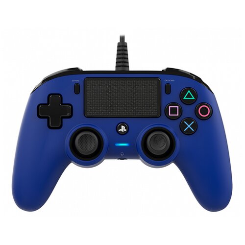Nacon PS4 Wired Compact Controller Blue gamepad Slike