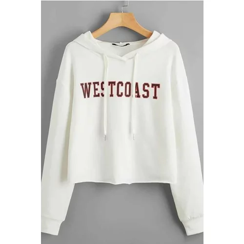 Madmext Sweatshirt - White - Regular fit