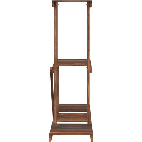  Stalak za cvijeće 81 x 25 x 75,5 cm od masivne jelovine Slike