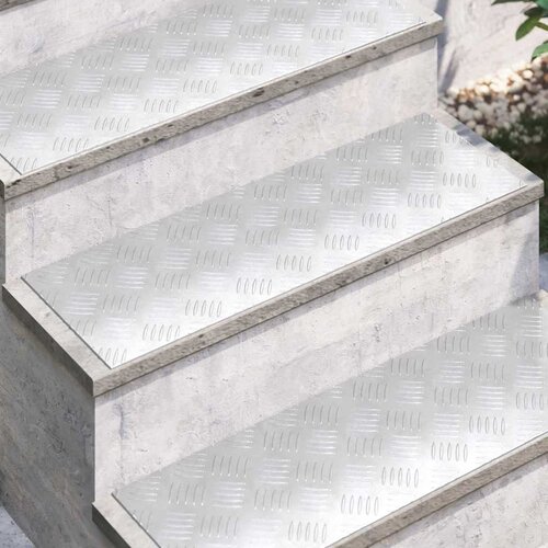  Stepenica Pravokutni 4 pcs Srebrno 75 x 25 cm Aluminij Slike