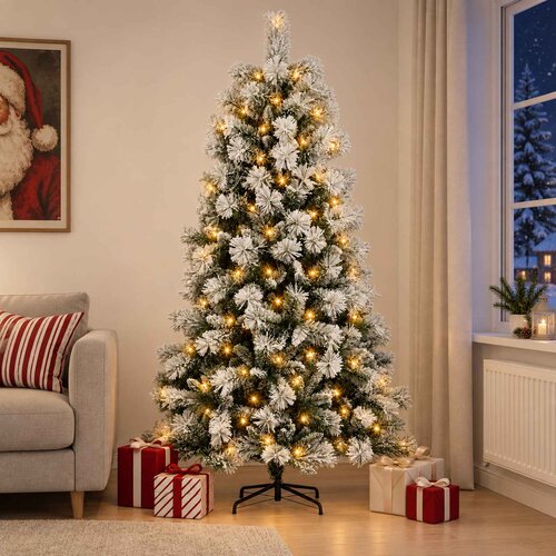  Umjetno božićno drvce s nogom PVC i metal Slike