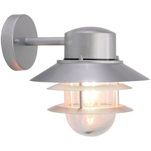 Elstead Lighting Elstead Copenhagen Zunanja stenska svetilka z 1 lučjo, srebrna, IP44, E27, (22100097) Cene