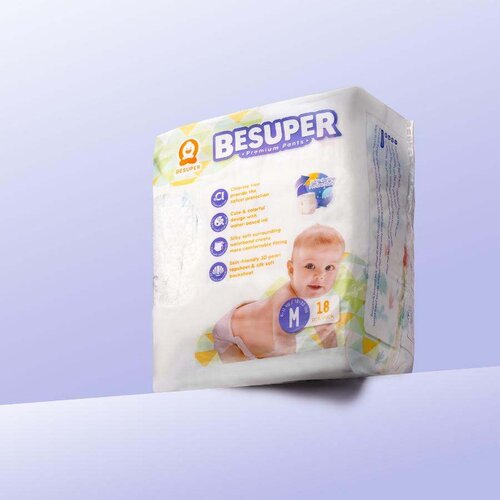 BeSuper_Premium BeSuper Premium Pelene-Gaćice XL (13-17 kg) 18 kom Slike