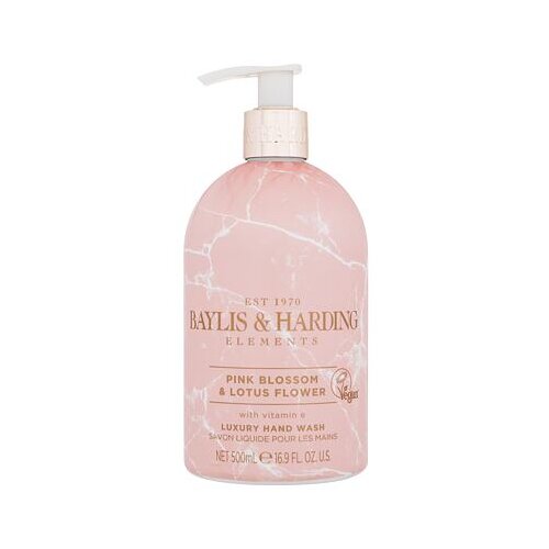 Baylis &amp;amp; Harding Elements Pink Blossom &amp;amp; Lotus Flower negovalno tekoče milo za roke 500 ml Slike